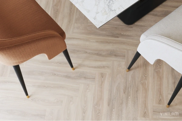 Кварцвиниловая плитка VINILAM PARQUET HERRINGBONE IS11355 Паркет Монпелье